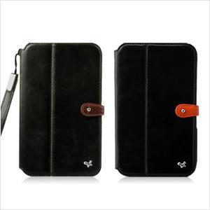 韩国ZENUS Galaxy Note i9220 N7000 真皮皮套 保护套 橙色