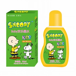 Snoopy/史努比 BABY欢乐晶水(盒装)100ML 温和清凉祛痱9804