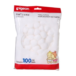 贝亲棉花球KA08 100只*4连包