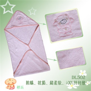 上海名牌*防螨、抗菌、超柔软、蒂乐竹纤维婴儿抱被/抱毯DL502