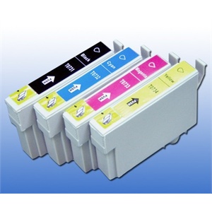 恒柯 爱普生DX7400 DX7450 DX8400墨盒T0711-T0714一套4个