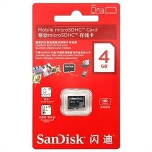 KINGMAX胜创 TF 4G 4GB microSDHC Class4 高速 内存卡