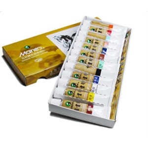上海马利12色国画颜料 马利颜料 12ml
