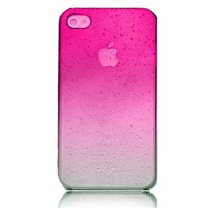 酷斯派 iPhone4 立体雨滴渐变外壳/手机套/彩壳/超薄水晶壳-粉