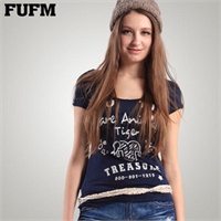 FUFM 2012�ļ��¿�ŮװT�� Ůʿӡ��ͼ����������T�� W10MST001