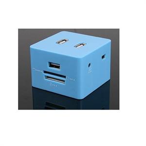 SSK飚王 水立方 USB HUB 多合一读卡器 SHU015 /YXW
