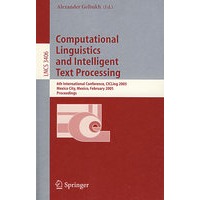 Computational Linguistics and Intelligent Text Processing 计算语言学与智能文本处理/会议录