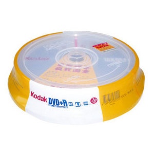 柯达 DVD+R/-R 刻录光盘 10片装