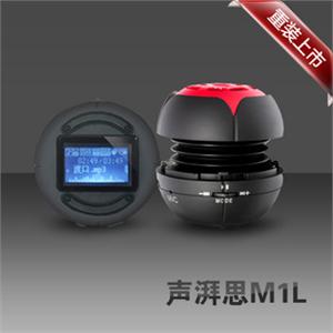 声湃思 M1L 黑色 口袋音箱 喇叭升级 带FM收音 插卡