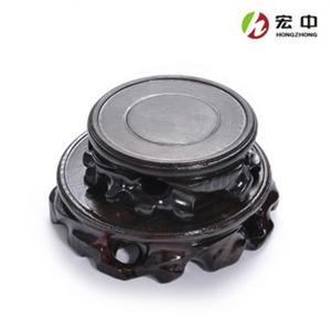 黑檀木制*壶专用底座手工根雕底座 杯垫 茶托