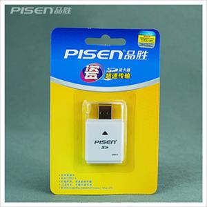 品胜 SD读卡器 瓷白色 超速传输 USB2.0 支持高速卡