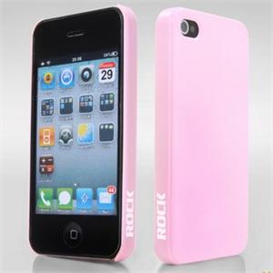 ROCK 苹果 iphone 4代 裸壳 背壳 保护壳 手机套 极限超薄 粉红