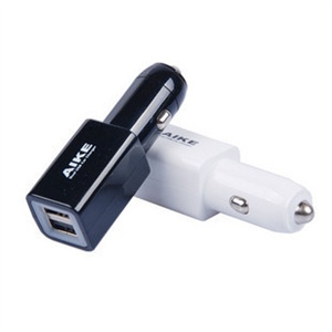 AIKE iphone 4 ipad2 车载充电器 2A 车充电器 双USB万能车充