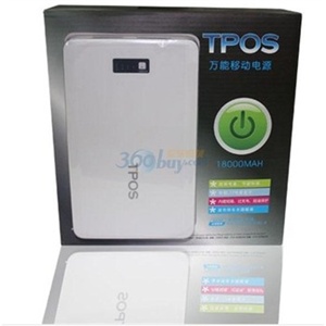 TPOS 18M525 18000AMH万能移动电源（白色）
