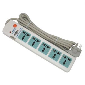 长通 电源插座 CT-205(5位/1.9米) 带抽板式保险装置