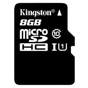 金士顿TF卡 8G(MicroSDHC\TF,货到付款)