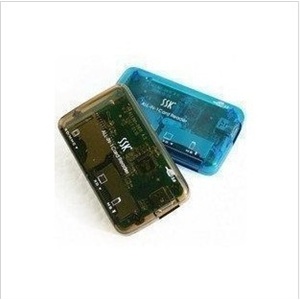 飚王/SSK 水晶多合一 mini全能王 SCRM022 多功能多合一读卡器