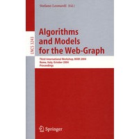 Algorithms and Models for the Web-Graph(网络图算法与模型/会议录)
