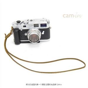 Cam-in 公牛皮 相机手腕带 D款 橄榄色 CAM2012