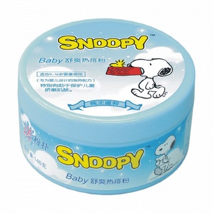 Snoopy/史努比 BABY舒爽热痱粉140G-0572