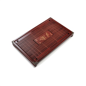 王道家居 功夫茶具木制抽屉式茶盘 储水排水两用茶盘 双色选