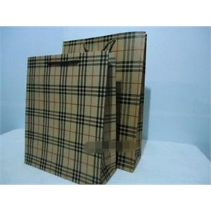 加厚牛皮纸袋27*10*33CM/礼品袋/手提袋子 颜色图案随机 50个一包