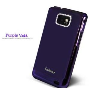 特价韩国dreamplus 施华洛世奇水晶GALAXY S2 I9100外壳 淡雅紫