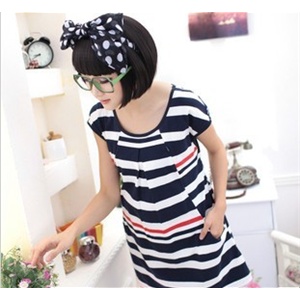 星琦舞 夏季新品 侧拉链哺乳衣哺乳裙孕妇裙 Z8253