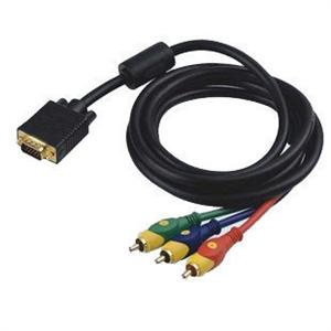 秋叶原 Q-549 高品质 VGA 转色差 视频线 镀金头 3米