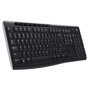 罗技 K270 无线键盘 全尺寸键盘附8热键