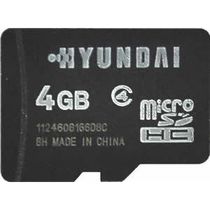 现代 Class4 高速 MicroSD TF卡 手机卡 4G 兼容性最好的内存卡