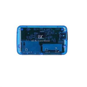 SSK 飚王 读卡器 水晶多合一读卡器 SCRM022 800防伪/YXW
