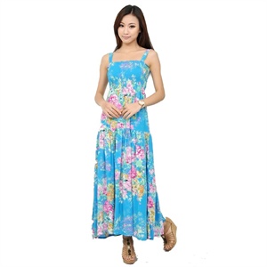 红苹果 [货到付款] 新款夏装 缤纷色彩连衣裙沙滩裙长裙 813-5
