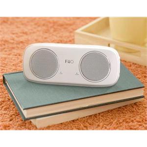 Fiio 飞傲 S3 便携式随身读卡音箱(支持16G)-白,多功能笔记本音响