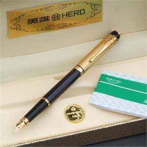 [正品英雄钢笔]英雄200B变色龙14K金笔 英雄金笔