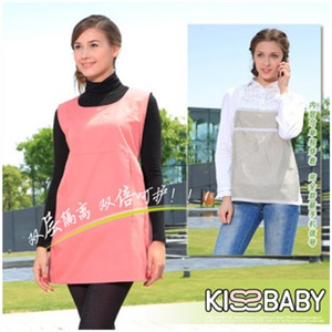 意大利KISSBABY防辐射衣银纤天丝双层马甲FDB/70900S