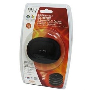 Belkin贝尔金 F5U234zh 桌面式USB2.0 四口高速集线器 热卖中