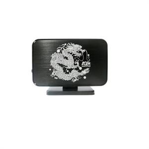 AGESTAR SUB3A8 串口硬盘盒 3.5寸台式机移动硬盘盒 铝拉丝 yxw