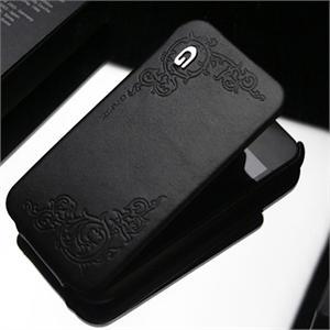 韩国 SGP Gariz Edition iphone 4 皇室奢华 真皮套 花纹G标黑