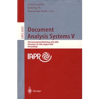 文献分析系统V/会议录Document analysis systems V(文献分析系统V/会议录)