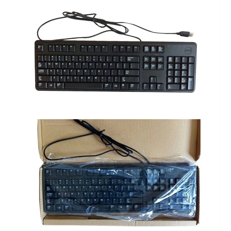 【DELL键盘 正品戴尔 台式机 笔记本 USB键盘