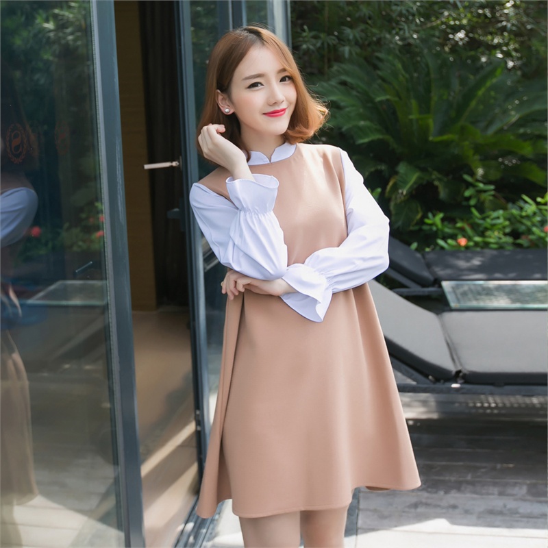 【至in尚品 2014<em>秋装</em>时尚款 长袖连衣裙<em>女秋装</em>