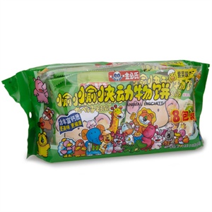 金必氏 愉快动物饼(紫菜)