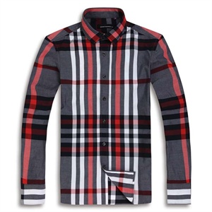 【nonbrand】男款花格100%纯棉超舒适衬衫