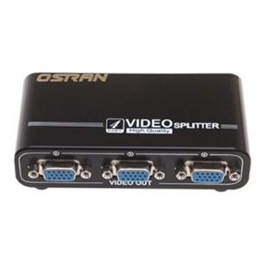 奥视通 OST-8104VGA分频器，高档烤漆钢制外壳
