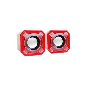 USB高保真笔记本音箱 SX-010红白可选 正品 当日发货