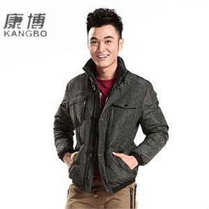 2011新款 KB1117 康博羽绒服 正品 男时尚短款