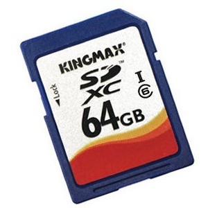 kingmax胜创 高速SDXC/SD卡64GB Class6 相机内存卡64G C6
