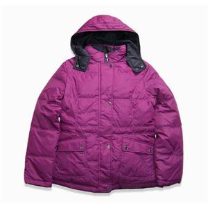 【品牌直供】威鹏专柜正品㊣紫红/黑色女双面立领间格便服398522