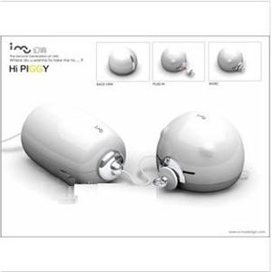 让桌子会唱歌 幻响i-mu i-piggy 共振音箱 送2G优盘